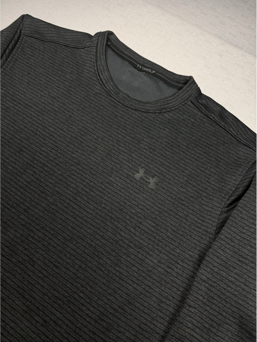 Under Armour Golf Sweater M‎ UA Storm Soft Fleece Performance Sweatshirt Striped